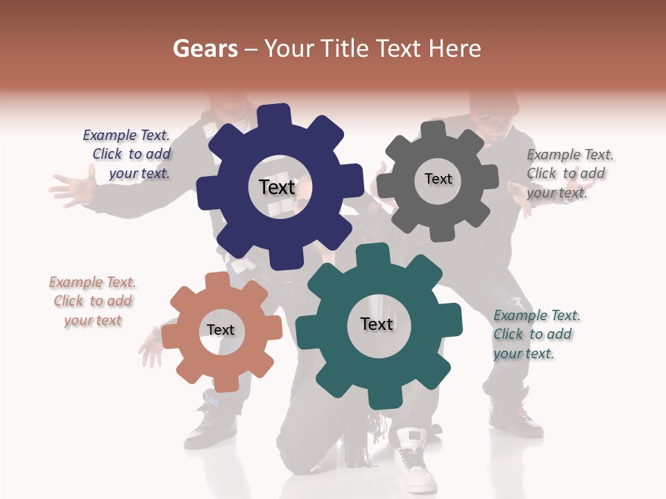 Touching Care Two PowerPoint Template