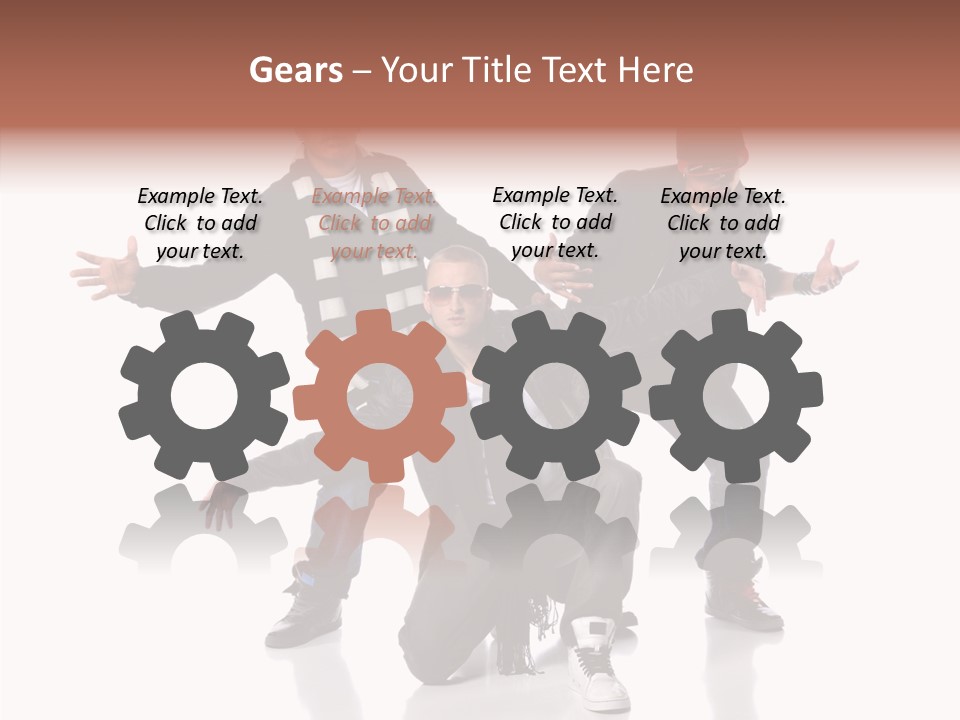 Touching Care Two PowerPoint Template