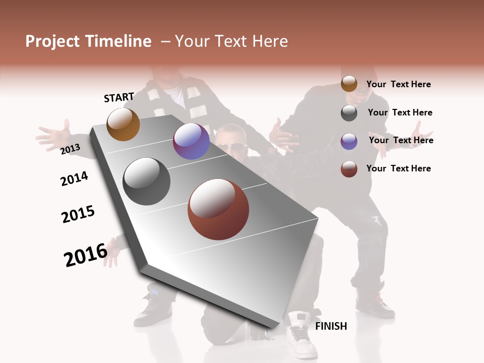 Touching Care Two PowerPoint Template