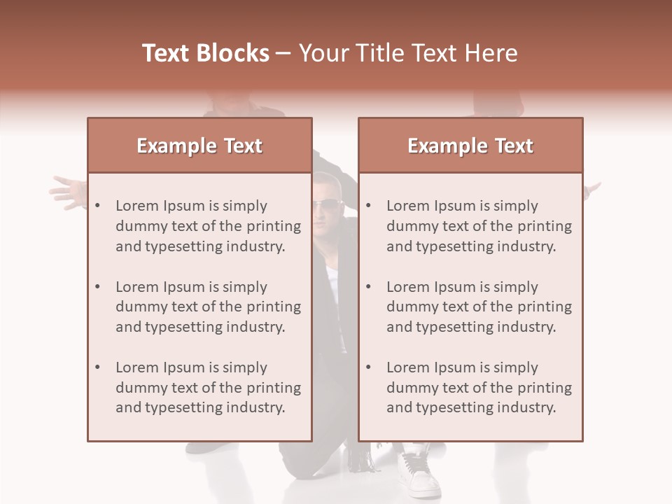 Touching Care Two PowerPoint Template