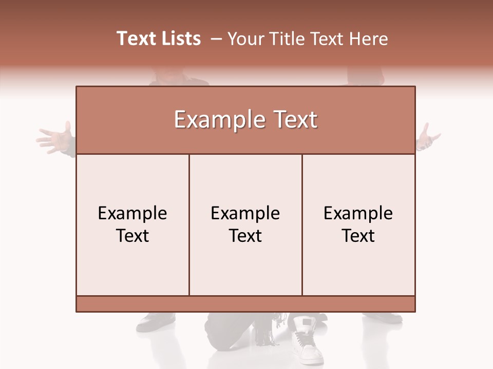 Touching Care Two PowerPoint Template