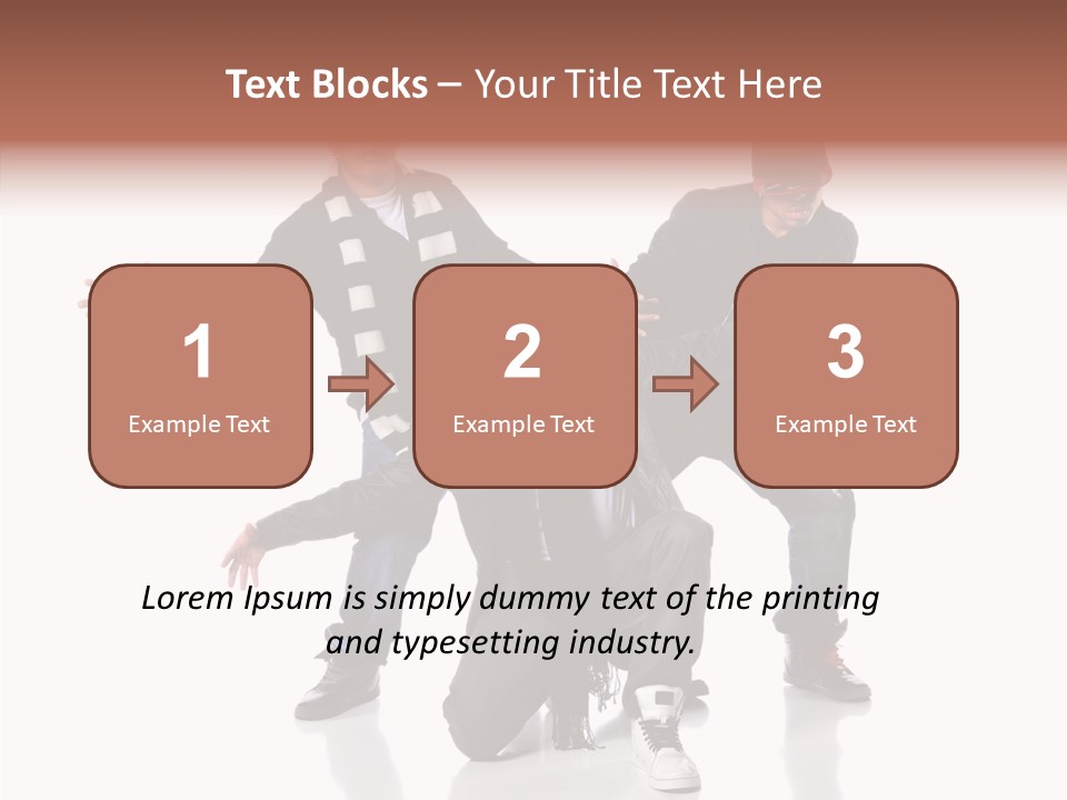 Touching Care Two PowerPoint Template