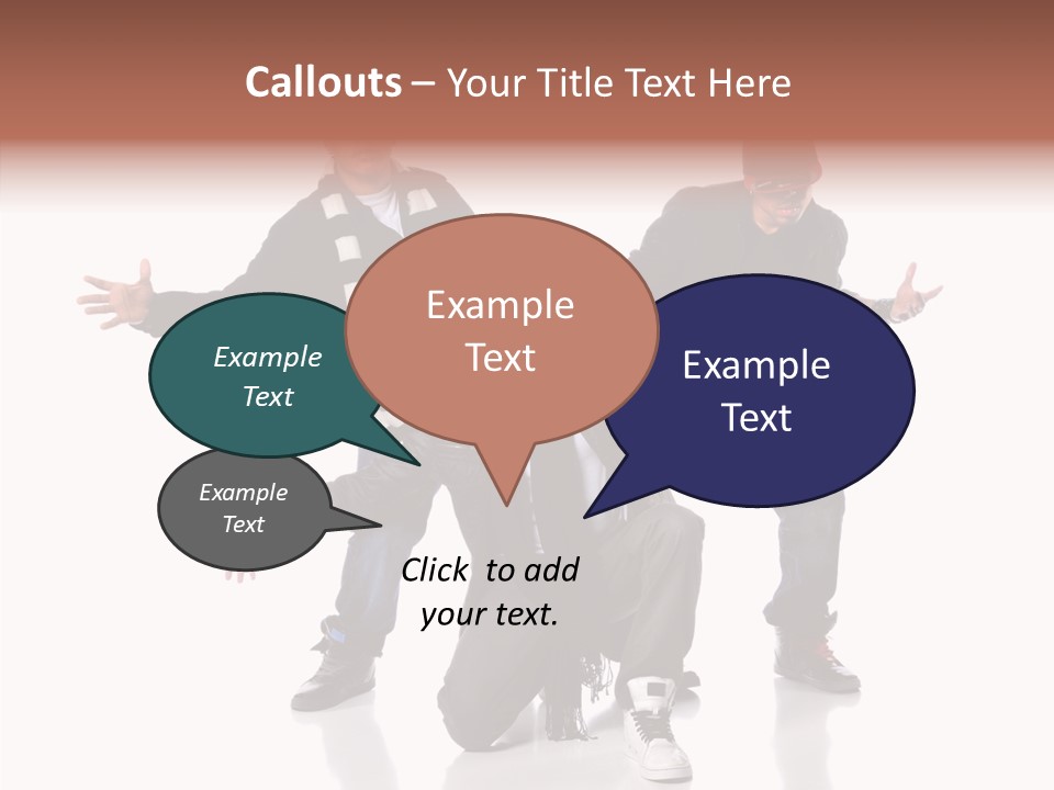 Touching Care Two PowerPoint Template