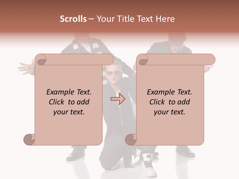 Touching Care Two PowerPoint Template