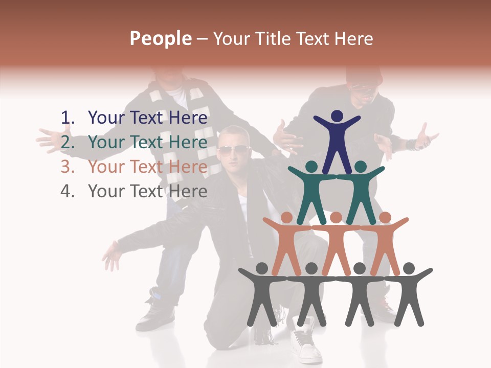 Touching Care Two PowerPoint Template