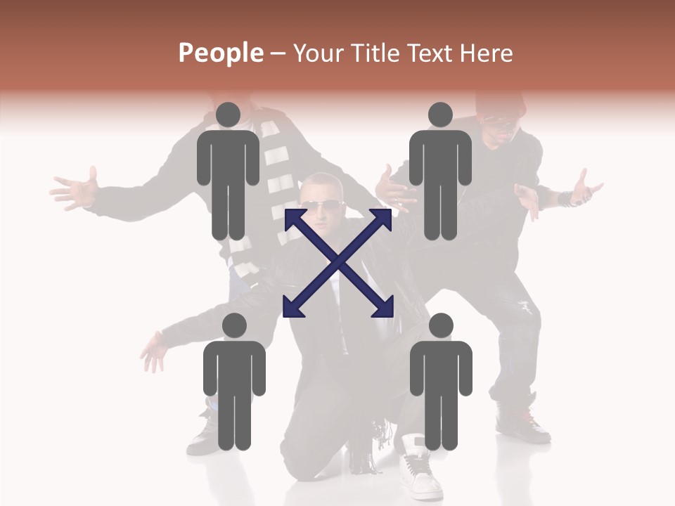 Touching Care Two PowerPoint Template