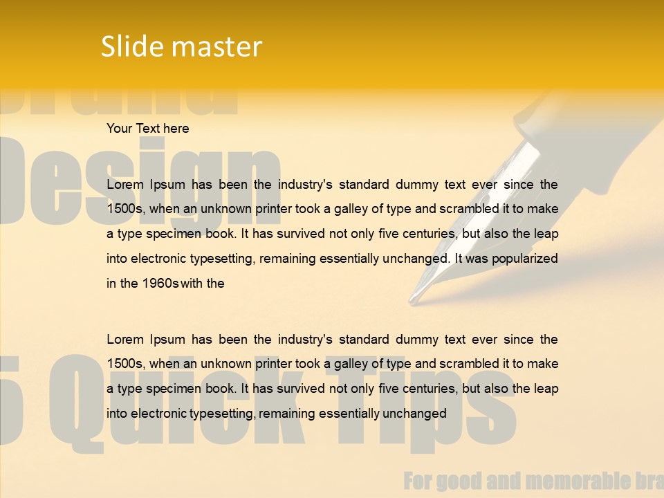 Hand Aging Hold PowerPoint Template