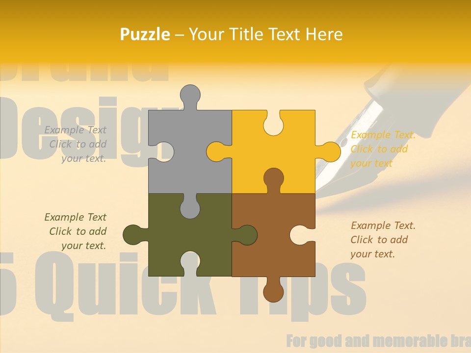 Hand Aging Hold PowerPoint Template