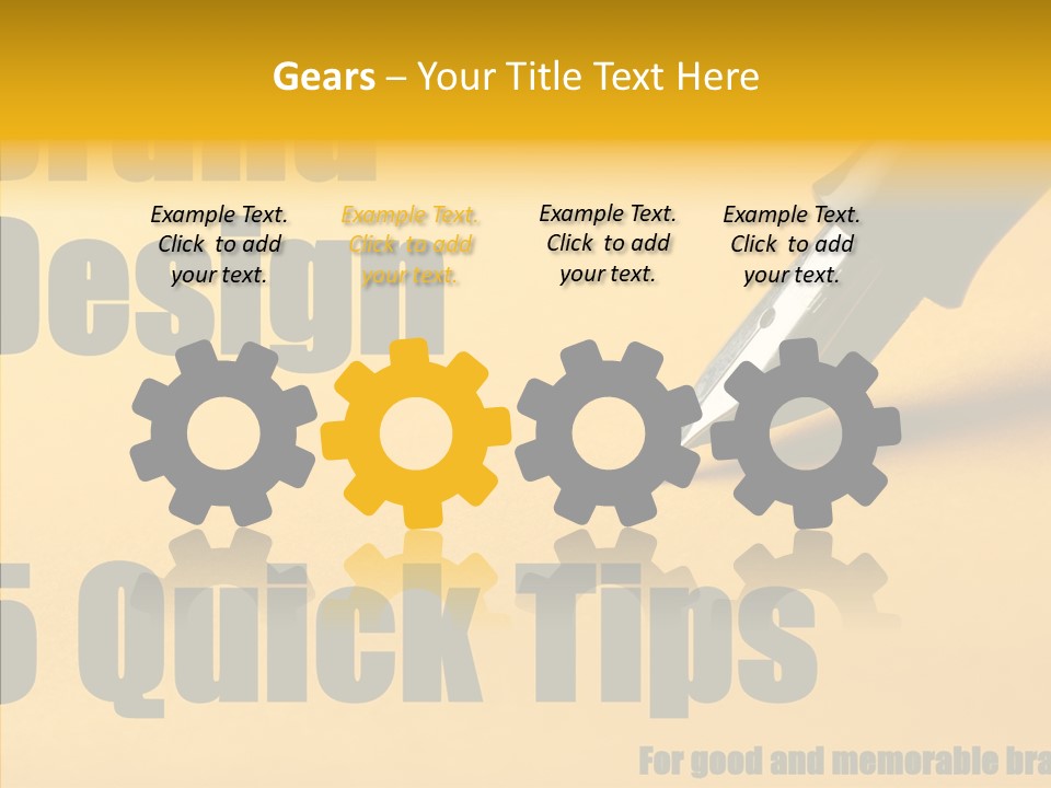 Hand Aging Hold PowerPoint Template