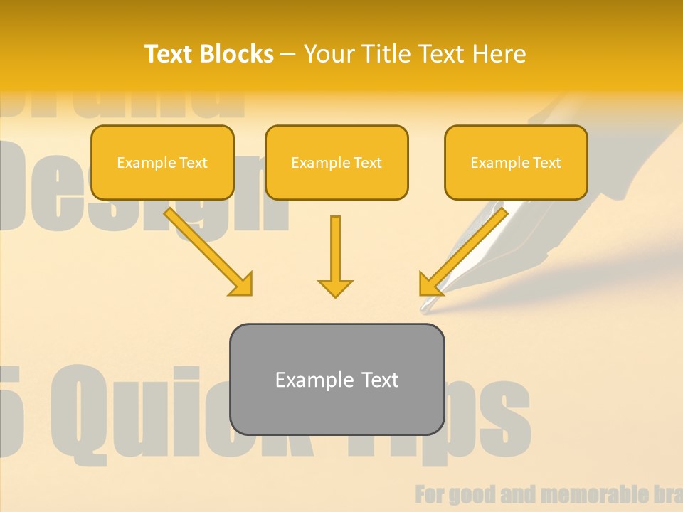 Hand Aging Hold PowerPoint Template