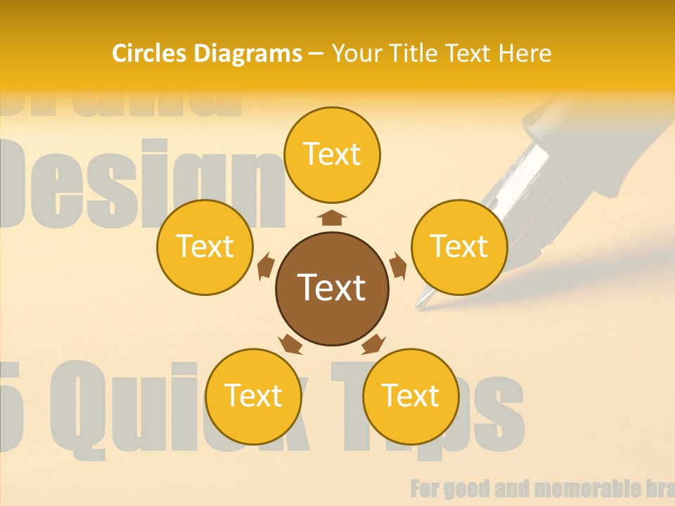 Hand Aging Hold PowerPoint Template