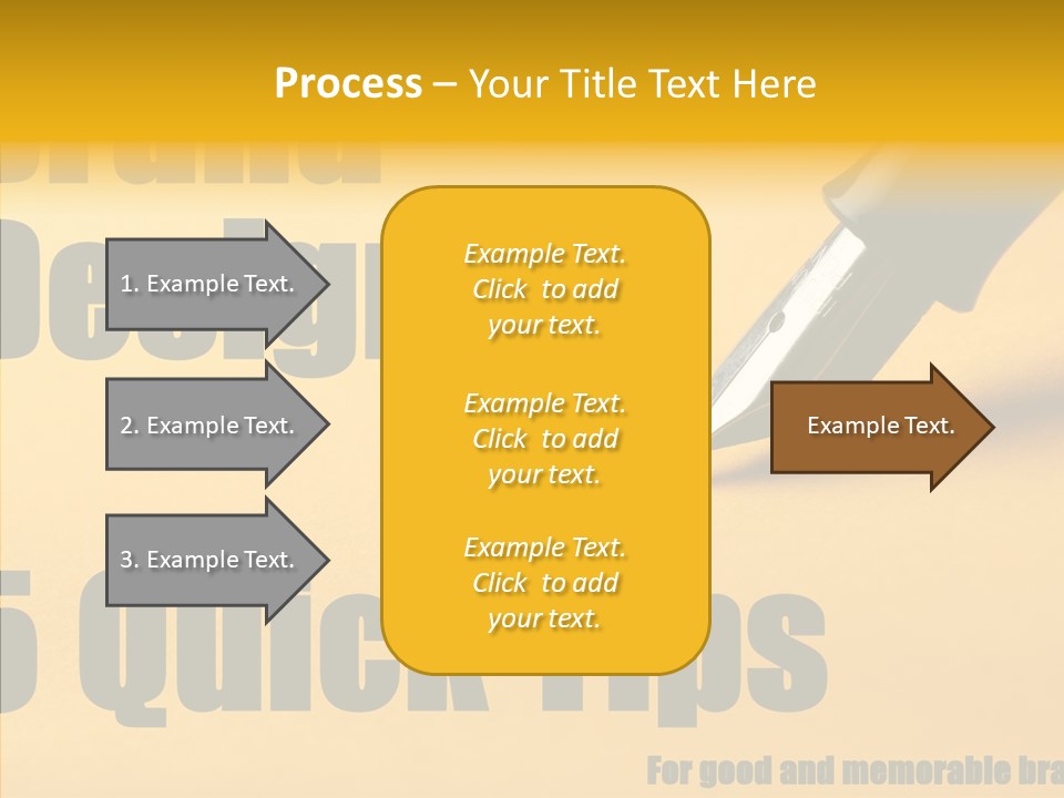 Hand Aging Hold PowerPoint Template