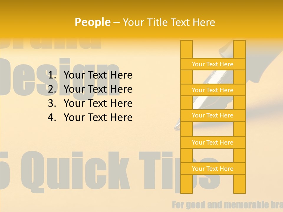 Hand Aging Hold PowerPoint Template