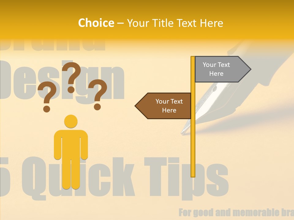 Hand Aging Hold PowerPoint Template