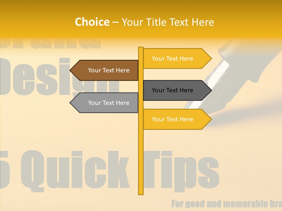 Hand Aging Hold PowerPoint Template