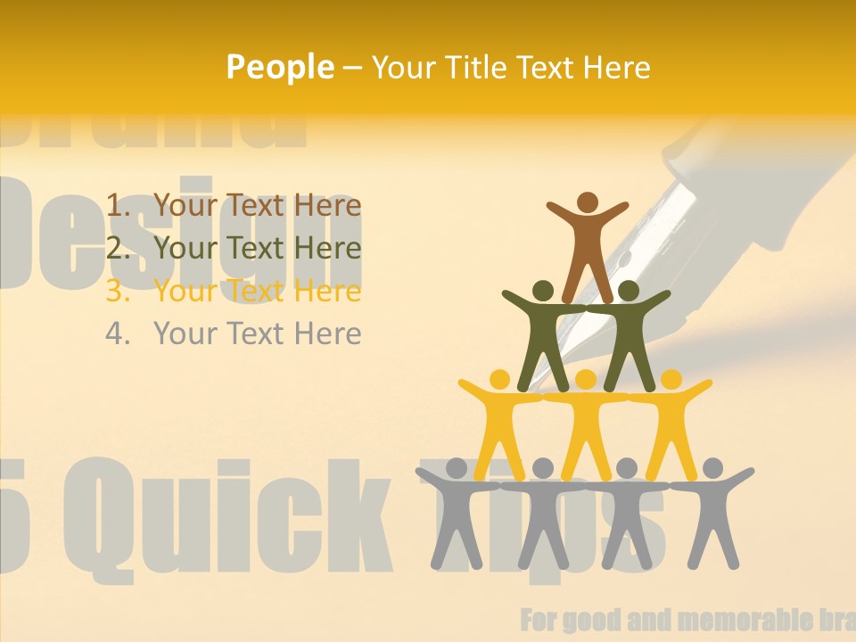 Hand Aging Hold PowerPoint Template