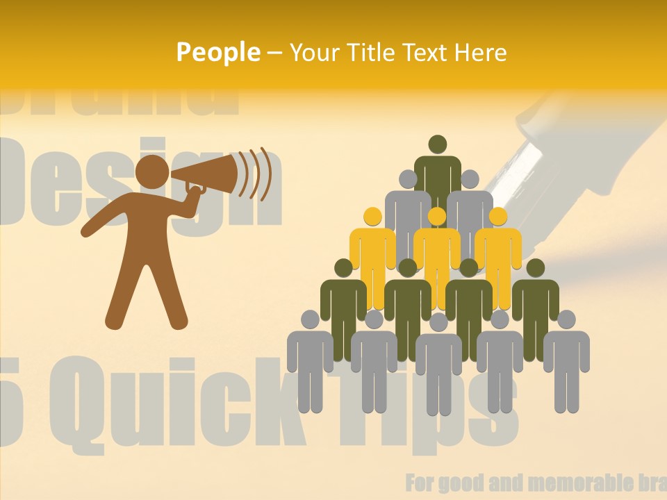 Hand Aging Hold PowerPoint Template