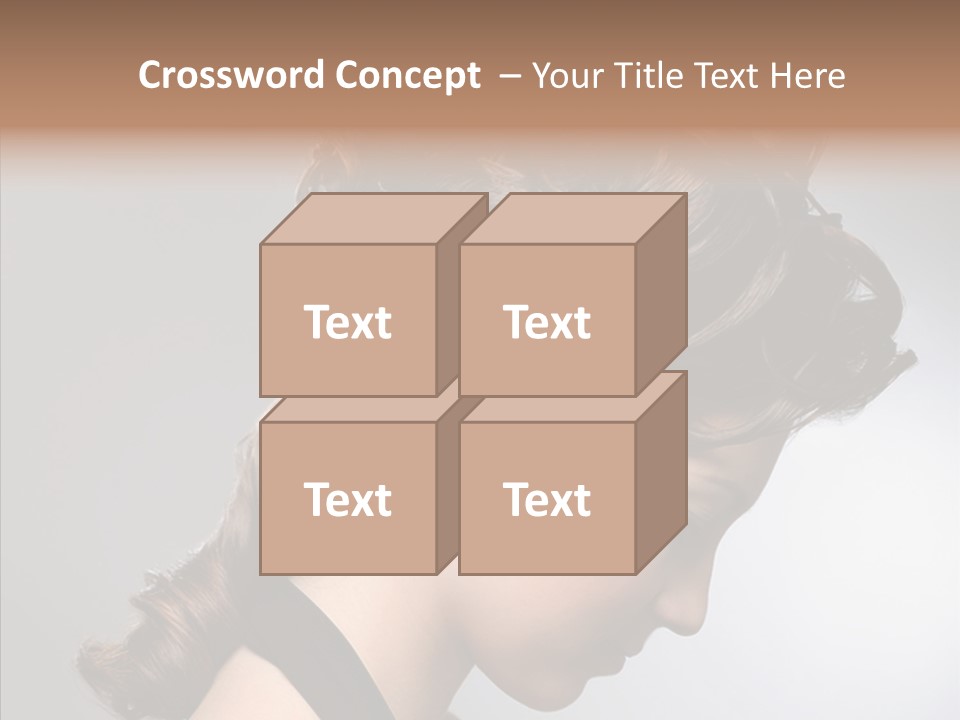 Elderly Closeup Old PowerPoint Template