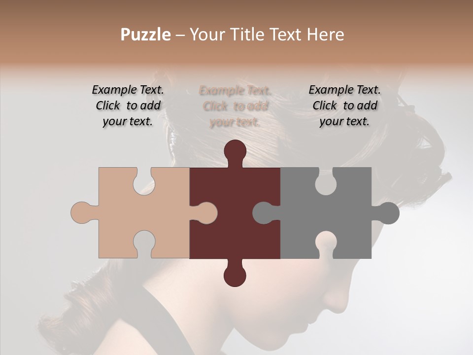 Elderly Closeup Old PowerPoint Template