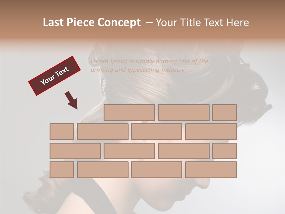 Elderly Closeup Old PowerPoint Template