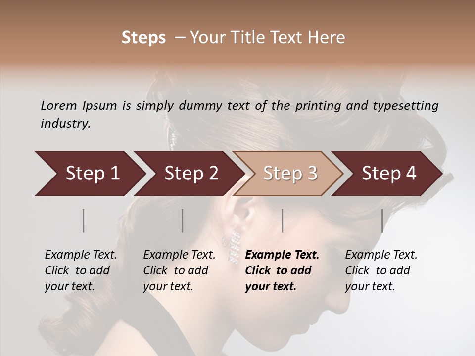 Elderly Closeup Old PowerPoint Template