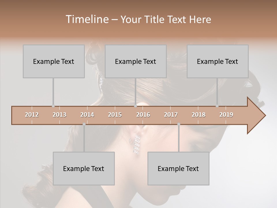 Elderly Closeup Old PowerPoint Template