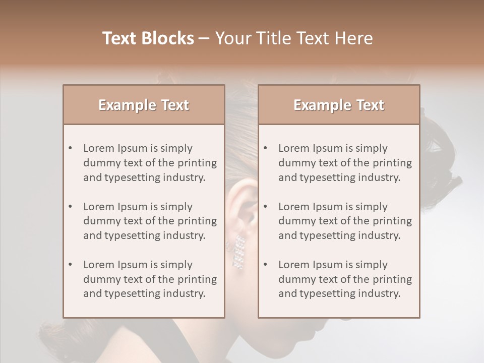 Elderly Closeup Old PowerPoint Template