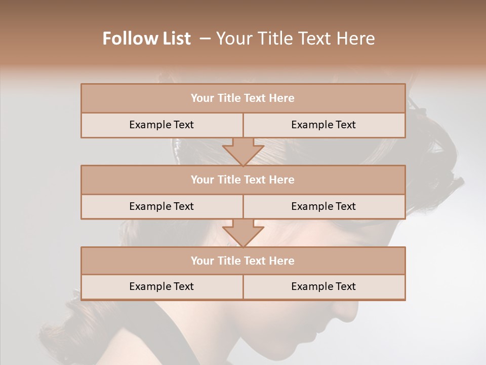 Elderly Closeup Old PowerPoint Template