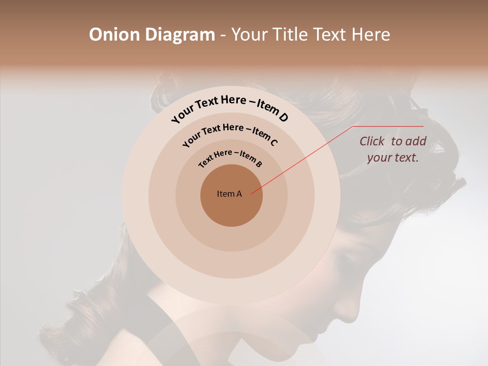 Elderly Closeup Old PowerPoint Template