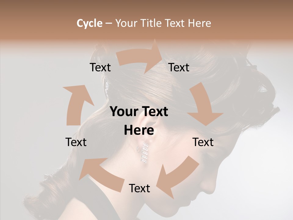 Elderly Closeup Old PowerPoint Template