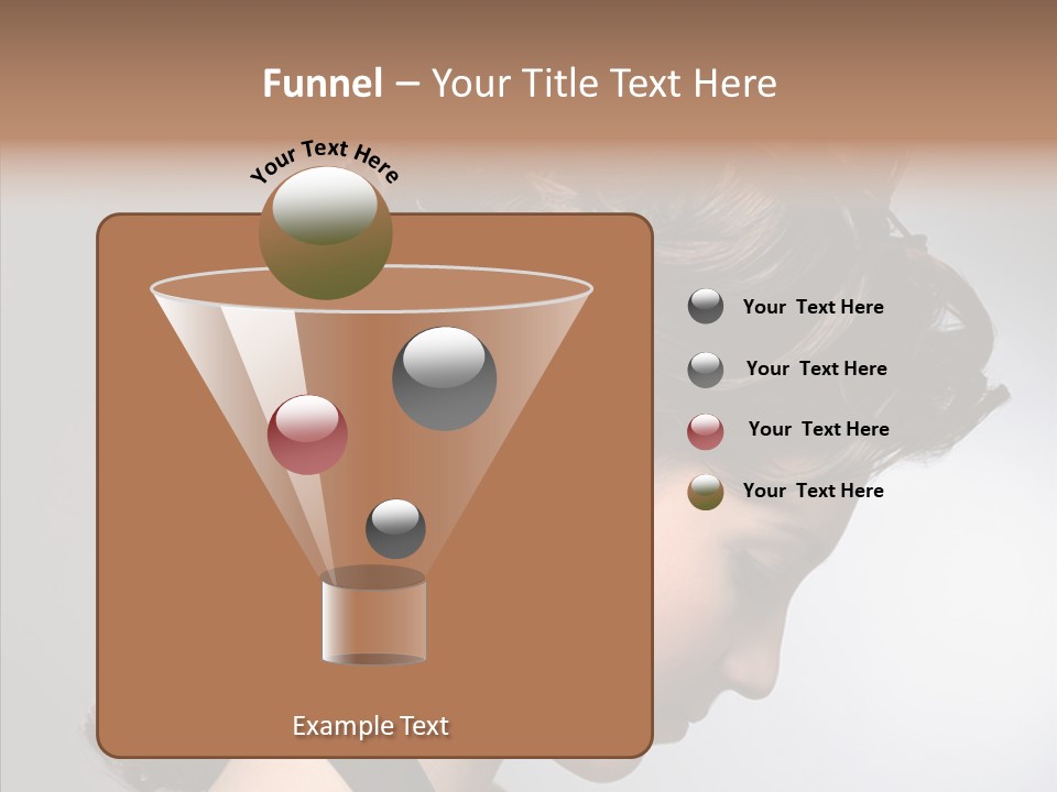 Elderly Closeup Old PowerPoint Template