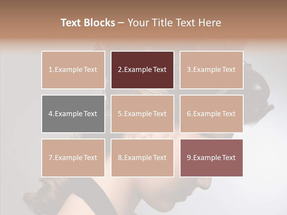 Elderly Closeup Old PowerPoint Template