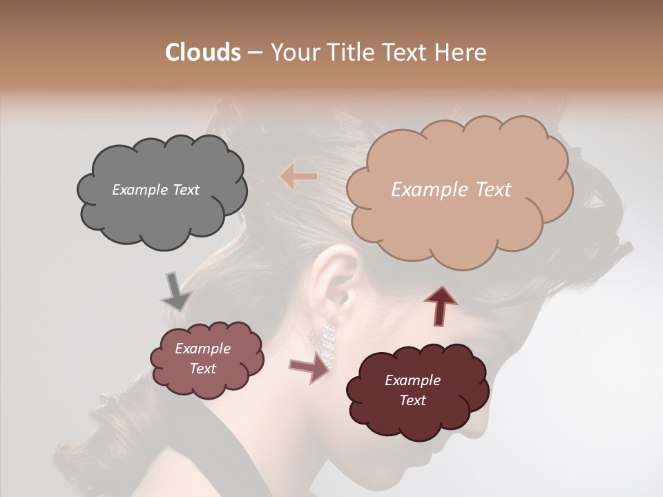 Elderly Closeup Old PowerPoint Template