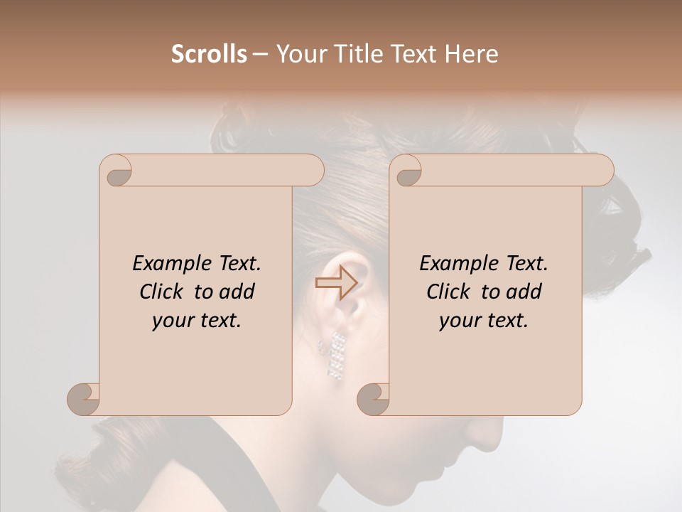 Elderly Closeup Old PowerPoint Template