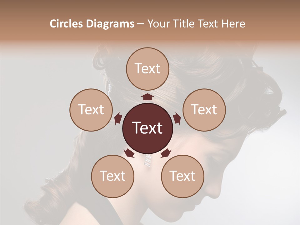 Elderly Closeup Old PowerPoint Template