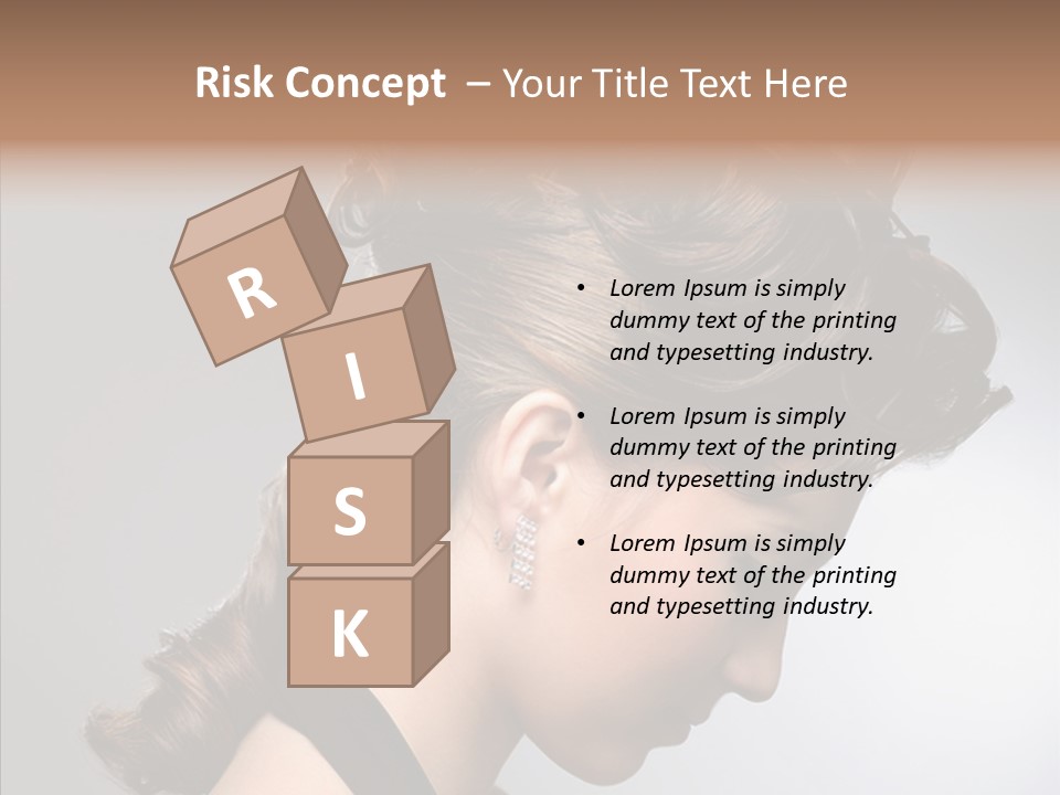 Elderly Closeup Old PowerPoint Template