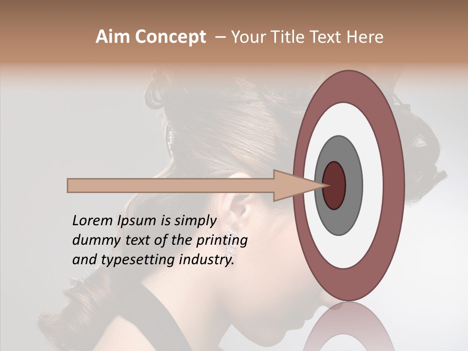 Elderly Closeup Old PowerPoint Template