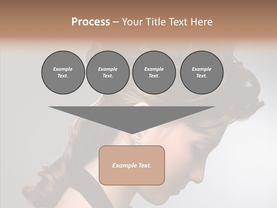 Elderly Closeup Old PowerPoint Template