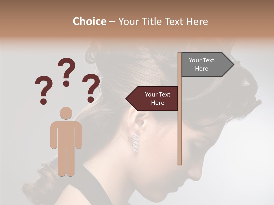 Elderly Closeup Old PowerPoint Template