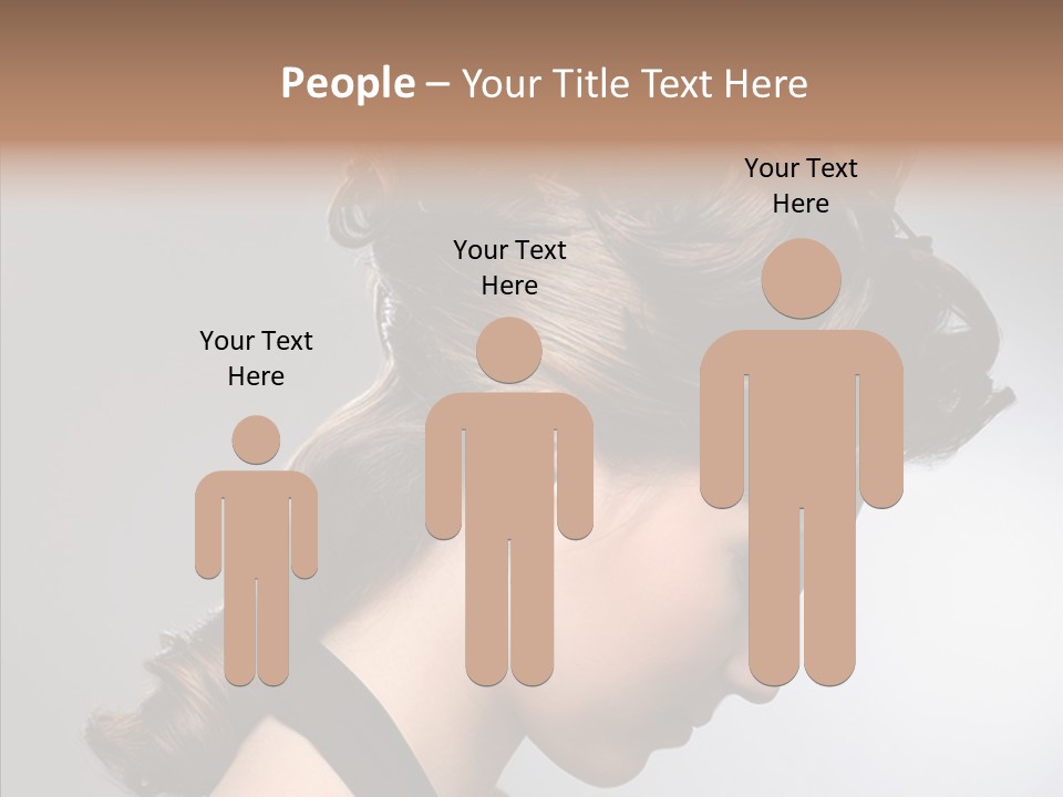 Elderly Closeup Old PowerPoint Template