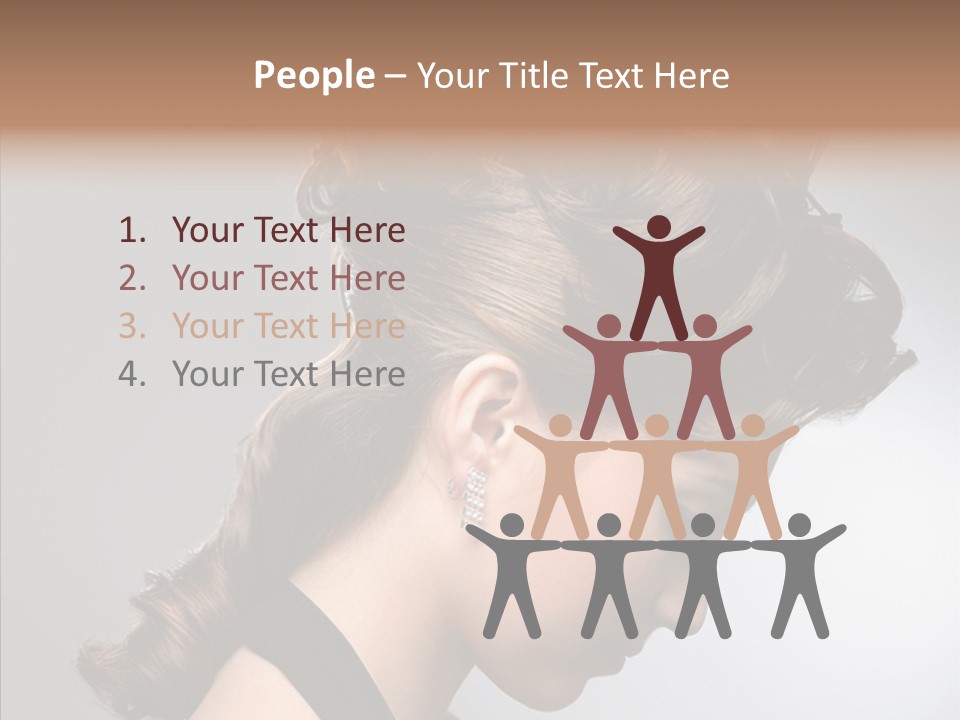 Elderly Closeup Old PowerPoint Template