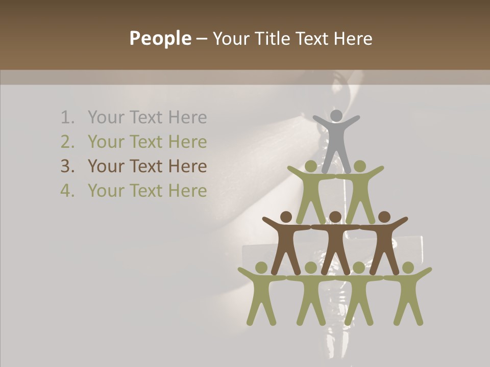 Assistance Care Holding Hands PowerPoint Template