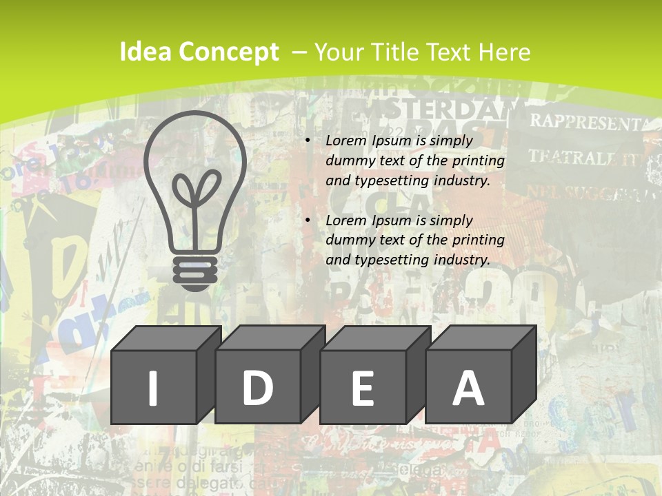 Closeup Human Two PowerPoint Template