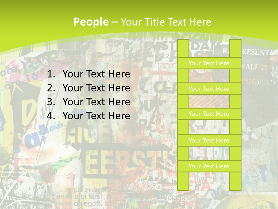 Closeup Human Two PowerPoint Template