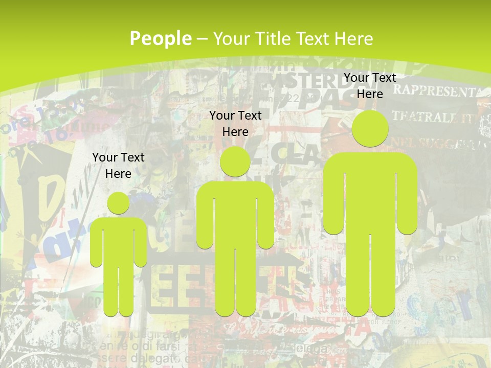 Closeup Human Two PowerPoint Template