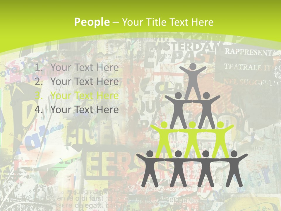 Closeup Human Two PowerPoint Template