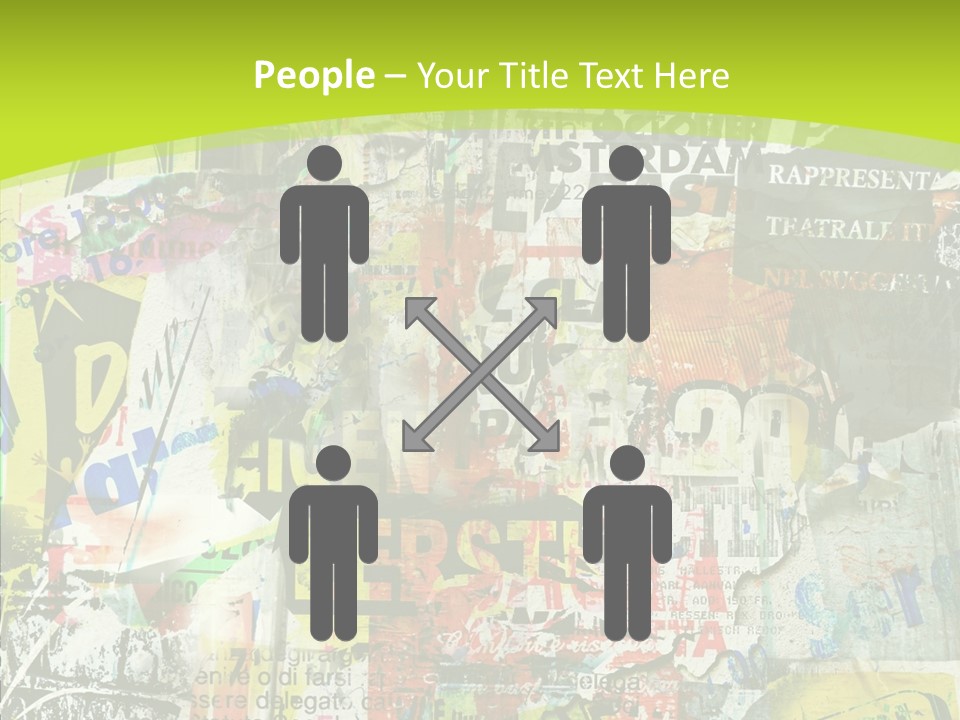 Closeup Human Two PowerPoint Template