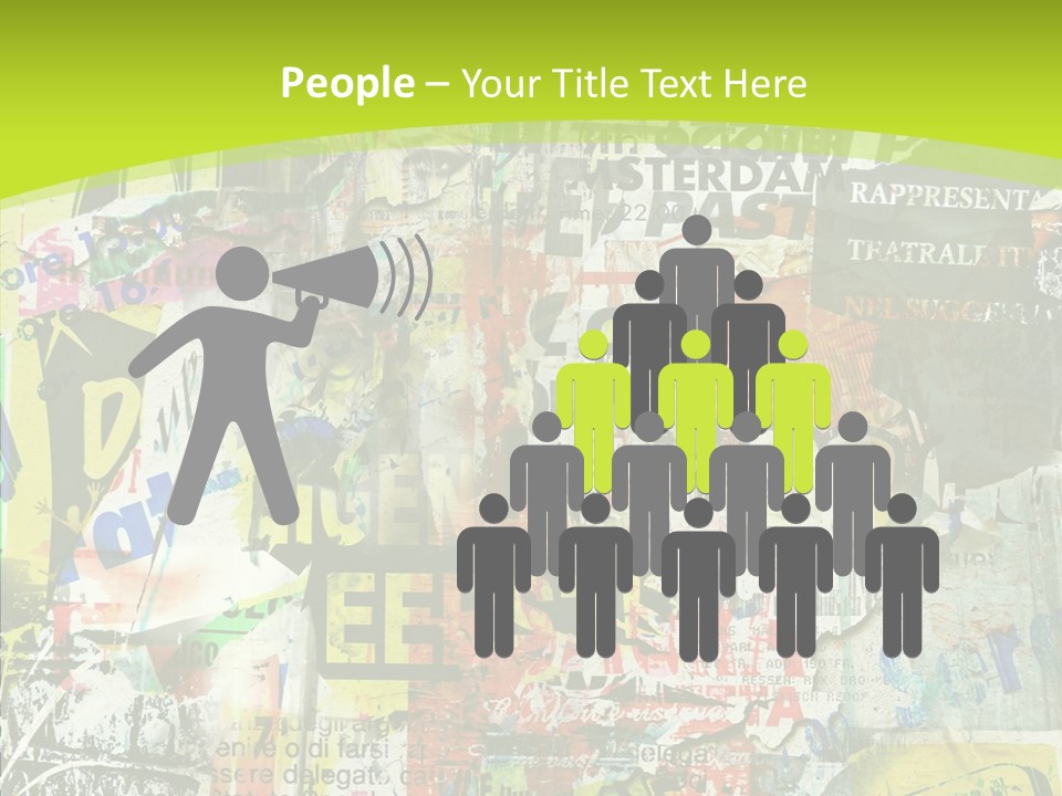 Closeup Human Two PowerPoint Template