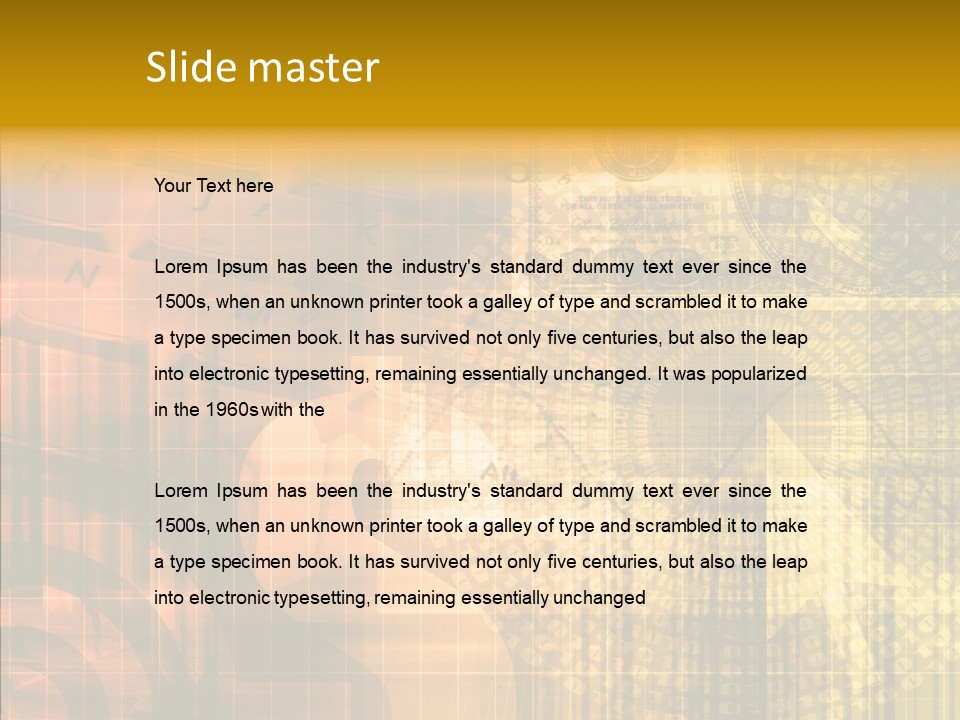 Senior  Togetherness Finger PowerPoint Template