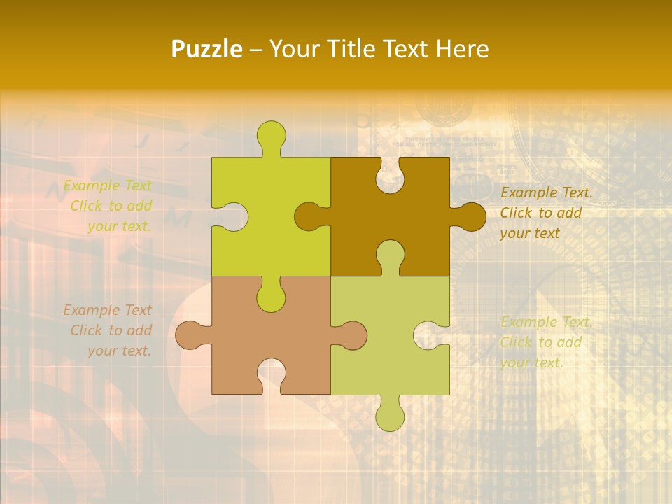 Senior  Togetherness Finger PowerPoint Template